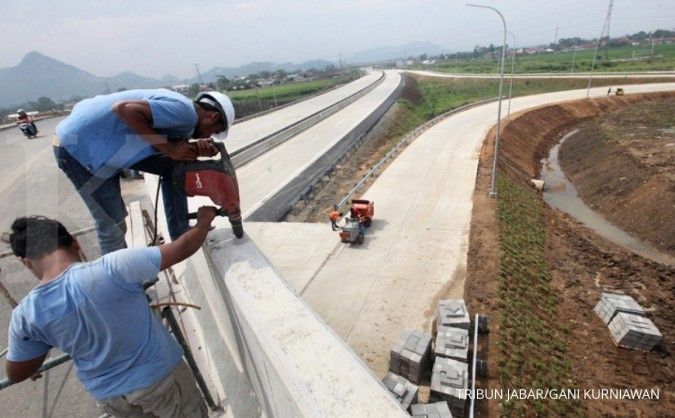 Konstruksi Tol Jakarta-Cikampek lI capai 13%