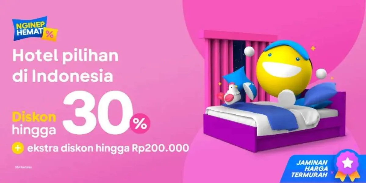 Promo Tiket.com 4-24 Mei 2023, Diskon Hotel Domestik Pilihan hingga 30%