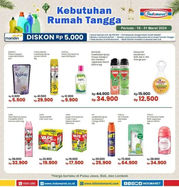 Promo Indomaret Super Hemat Periode 16-31 Maret 2024