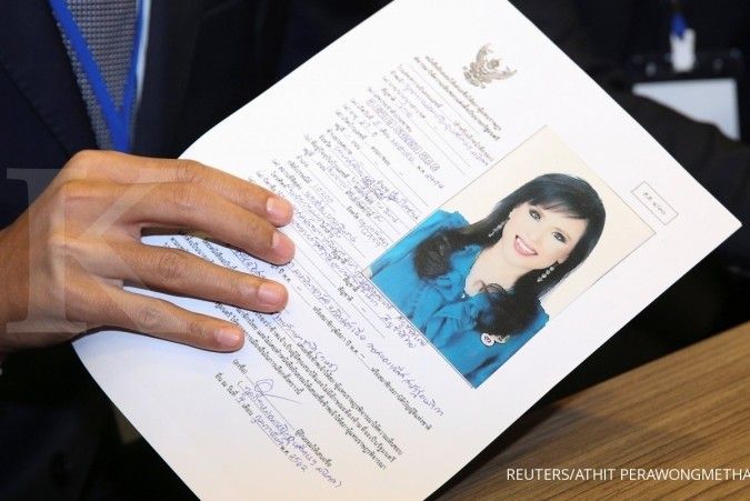 Anggota keluarga kerajaan akan melawan pemimpin junta militer dalam pemilu Thailand
