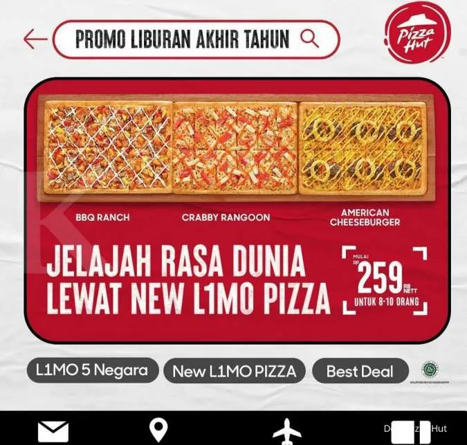 Promo Pizza Hut Liburan Akhir Tahun