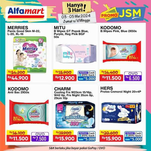 Promo JSM Alfamart Periode 3-5 Mei 2024