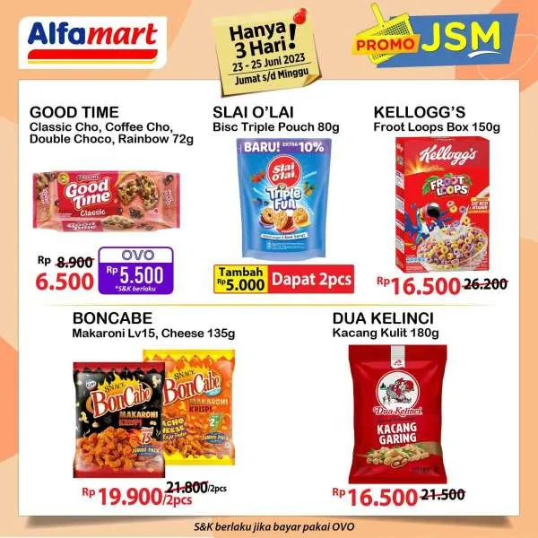 Promo JSM Alfamart Periode 23-25 Juni 2023