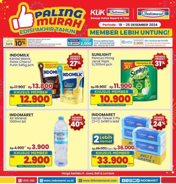 Promo Indomaret 19-25 Desember 2024 Paling Murah