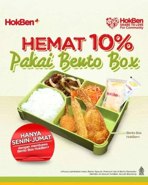 Promo Hokben Hemat 10%