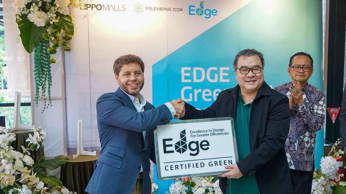 Palembang Icon Raih Sertifikasi Bangunan Hijau EDGE