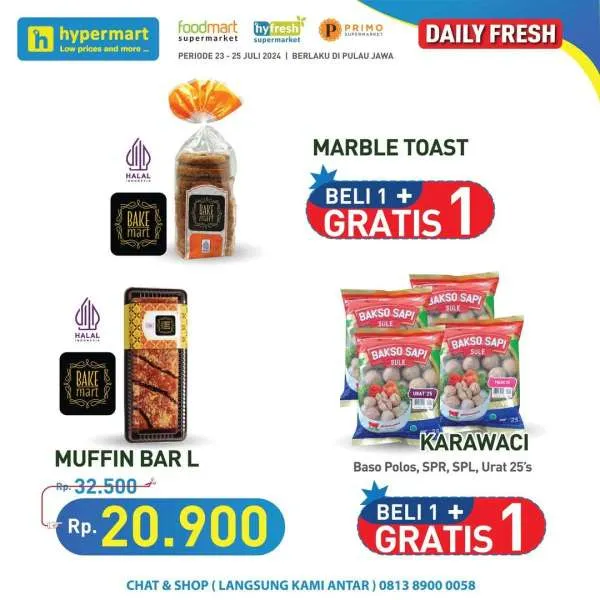 Promo Hypermart Hyper Diskon Weekday Periode 23-25 Juli 2024