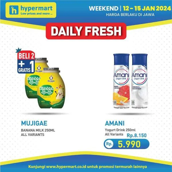 Promo JSM Hypermart Hyper Diskon Weekend Periode 12-15 Januari 2024