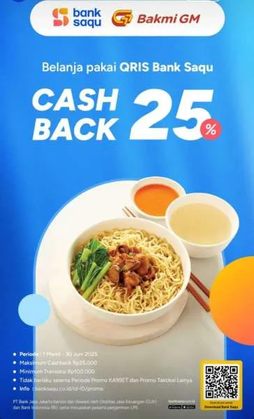 Promo Bank Saqu Bakmi GM