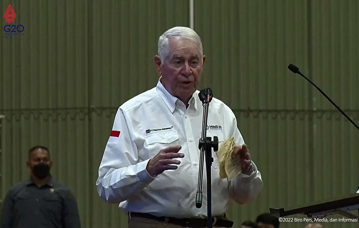 CEO Freeport-McMoRan Sambangi Kementerian ESDM Bahas Tambang dan Smelter Gresik