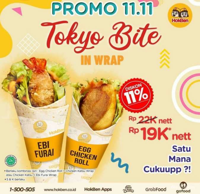 Promo 11 11 Hokben Ada 4 Promo Berbeda Sekaligus Dengan Harga Rp 11 000