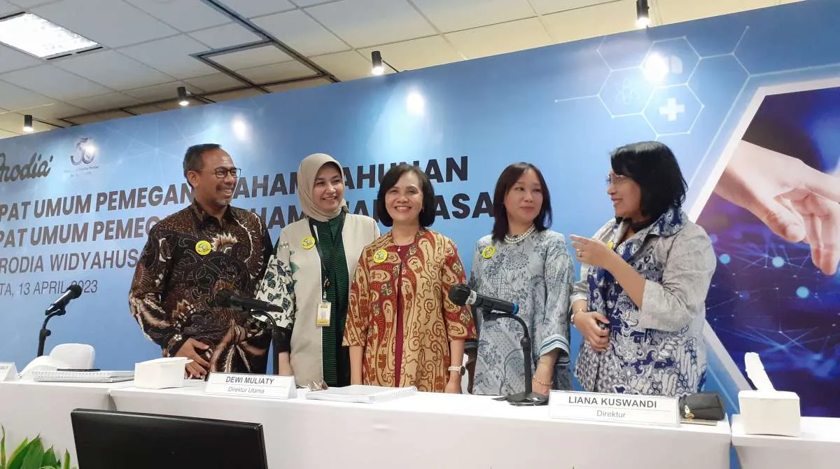 Gelar RUPST, Prodia Widyahusada (PRDA) akan Bagikan Dividen Tunai Rp 223 Miliar