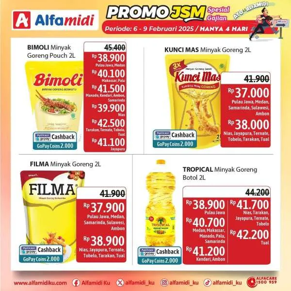 Promo JSM Alfamidi Hanya 4 Hari Periode 6-9 Februari 2025