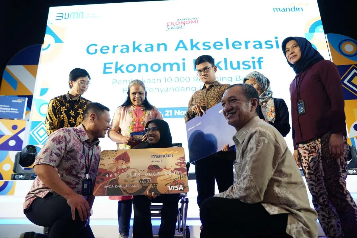 Bank Mandiri Buka 10.000 Rekening Tabungan bagi Penyandang Disabilitas