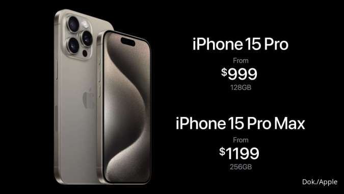 Harga iPhone 15 Pro dan Pro Max