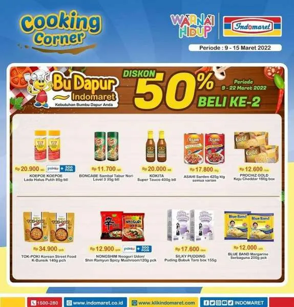 Promo Indomaret Super Hemat Mingguan 9-15 Maret 2022