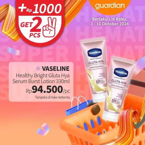 Promo Guardian Super Hemat Periode 3-16 Oktober 2024