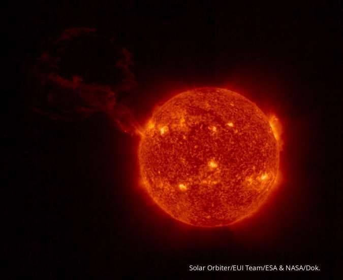 Inilah Potret Letusan Matahari Terbesar yang Tertangkap Satelit Solar Orbiter