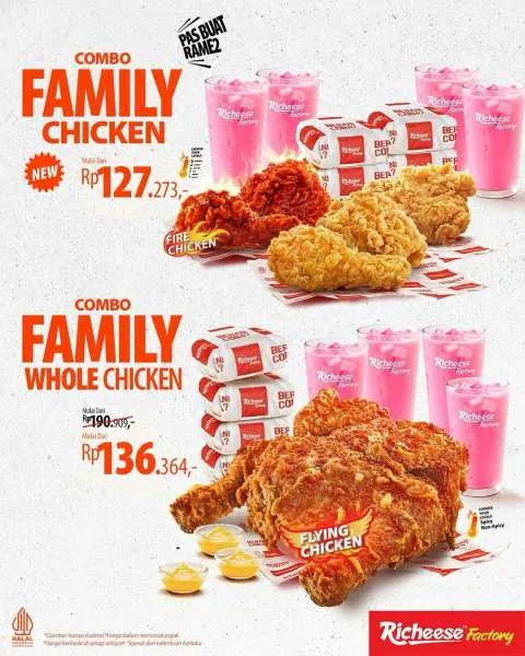 Promo Richeese Factory Family Combo Hemat