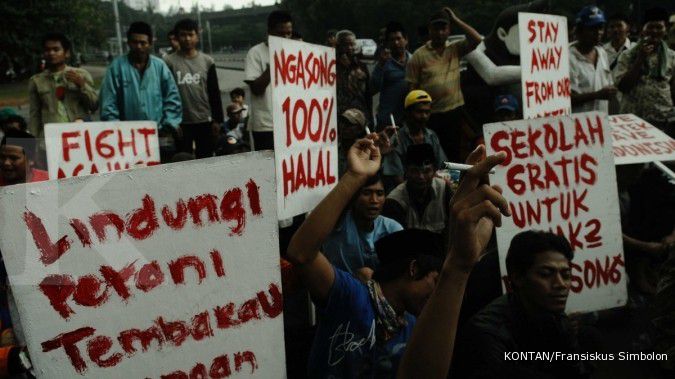 Petani minta Jokowi lindungi industri tembakau