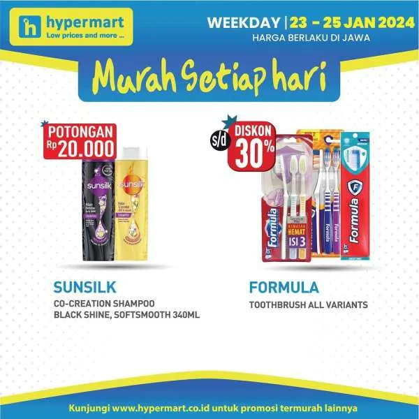 Promo Hypermart Hyper Diskon Weekday Periode 23-25 Januari 2024