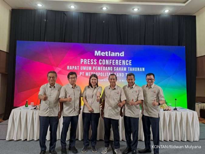 Metropolitan Land (MTLA) Bagi Dividen Rp 86,12 Miliar atau Rp 11,25 per Saham