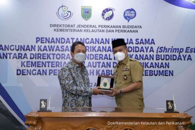 KKP Gandeng Pemkab Kebumen Bangun Shrimp Estate Pertama di Indonesia