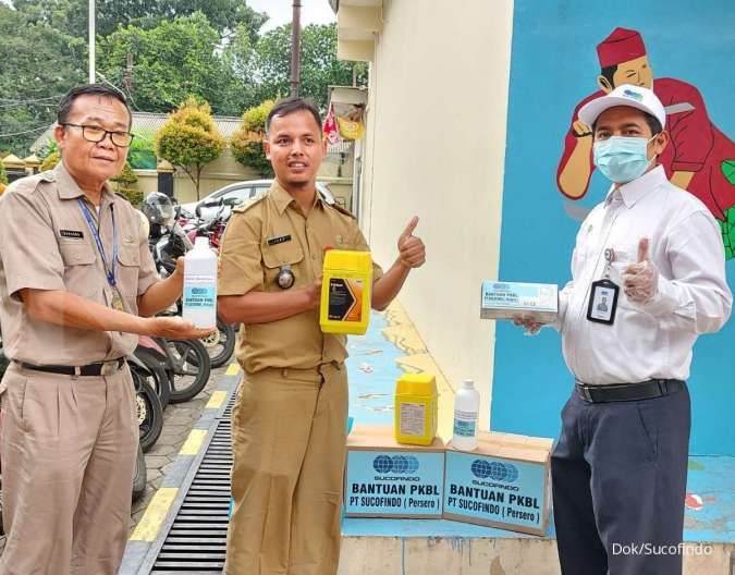 Sucofindo Peduli, Bantu Disinfektan untuk Kelurahan Pancoran Jaksel, Cegah Penularan Covid-19