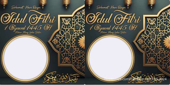 40 Twibbon Idul Fitri 2024 Terbaru Desain Keren yang Bisa Diunggah di Media Sosial!