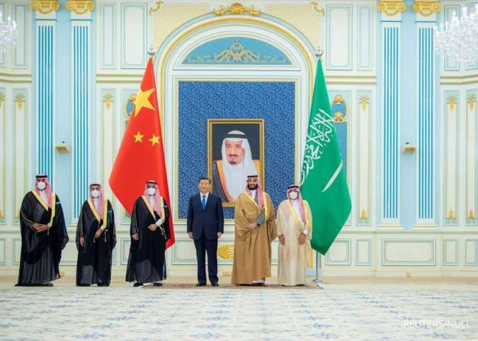Tunjukkan Kekuatan Pemimpin Masa Depan, MBS Jamu Xi Jinping dan Pemimpin Timur Tengah