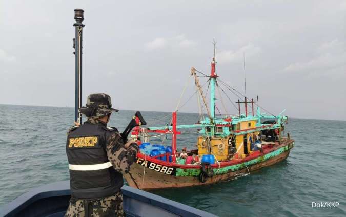 KKP Tangkap 1 Kapal Ikan Malaysia di Selat Malaka, Terancam Denda Rp 1,5 Miliar