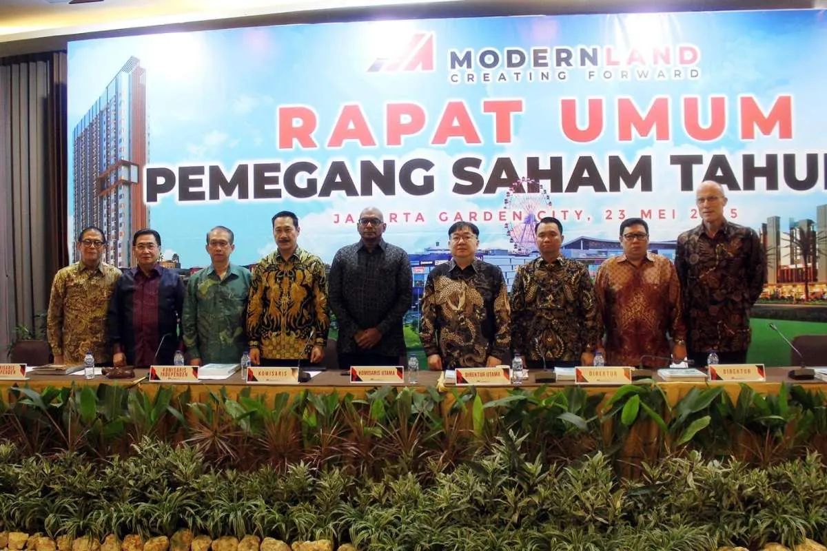 Moderland Realty (MDLN) Rombak Susunan Pengurus