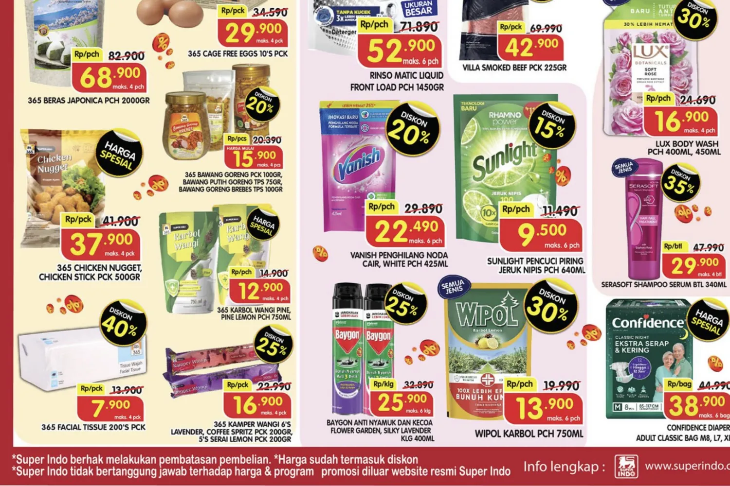 Promo Superindo Weekday Periode 1-3 September 2025