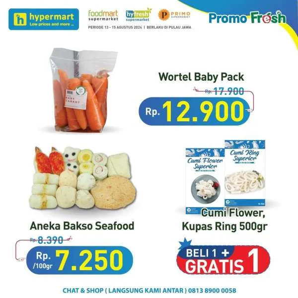 Promo Hypermart Hyper Diskon Weekday Periode 13-15 Agustus 2024