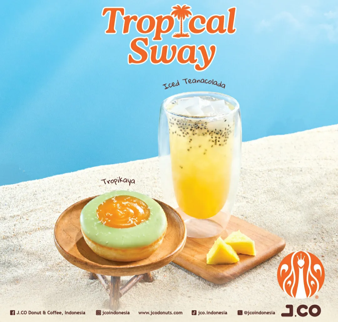 Promo menu baru J.co Tropical Sway