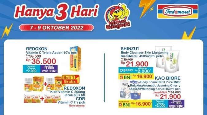 Promo JSM Indomaret Berlaku sampai 9 Oktober 2022, Cek di Sini!