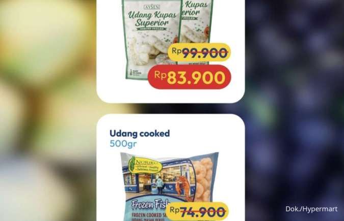 Promo Hypermart Weekday 2-4 Desember 2025, Udang Kupas Frozen Diskon Rp 16.000