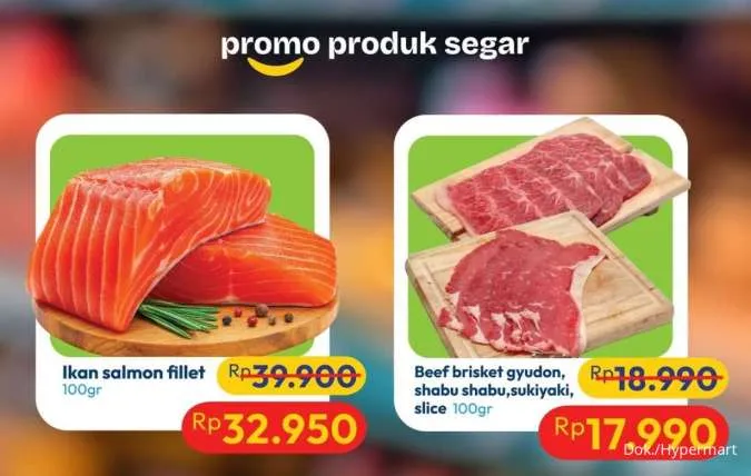 Promo JSM Hypermart 31 Oktober-3 November 2025, Salmon Fillet-Dada Ayam Harga Spesial