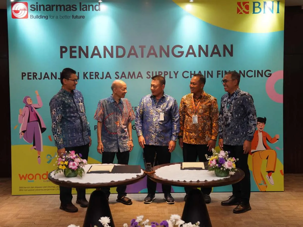 BNI Salurkan Pembiayaan Supply Chain untuk Mitra Bumi Serpong Damai
