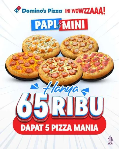 Promo Dominos Pizza Papi Mini Oktober 2025