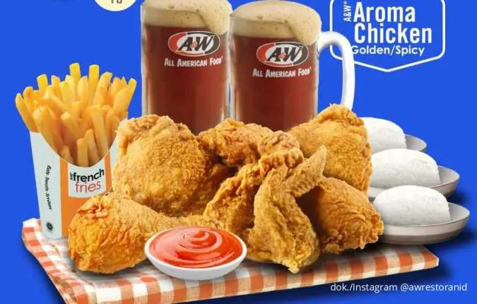 Promo A&W Januari 2026: Paket Super Deals 3-6 Aroma Chicken Super Hemat