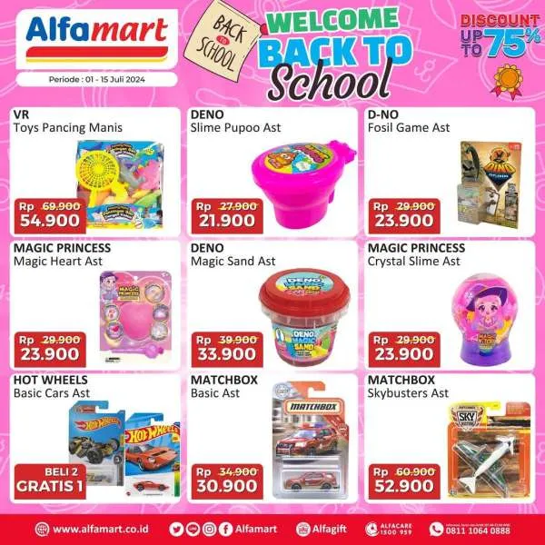 Promo Alfamart Back to School Periode 1-15 Juli 2024