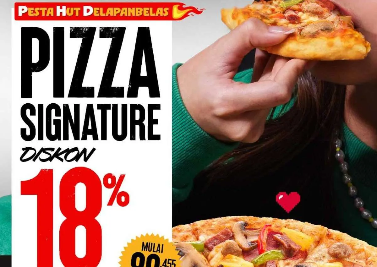 Promo HUT Pizza Hut Delivery Diskon 18%, Mulai Hari Ini 13 Oktober 2025