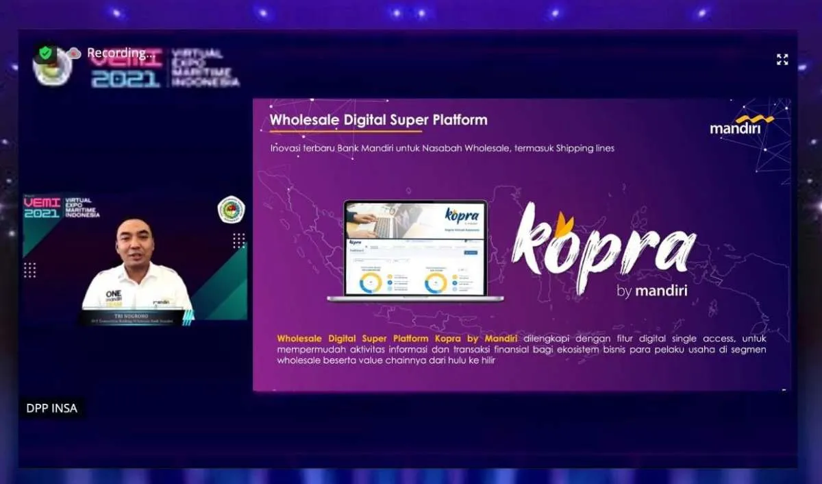 Transaksi wholesale channel Bank Mandiri capai Rp 9.452 triliun hingga September