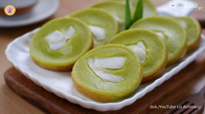 Resep Kue Lumpur Pandan Kelapa Super Lembut dan Gampang, Auto Lumer di Mulut 