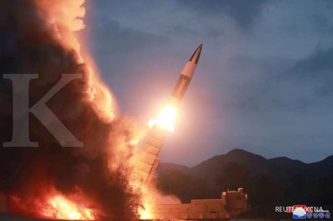 Lagi, Korea Utara menembakkan proyektil yang tampak seperti rudal 