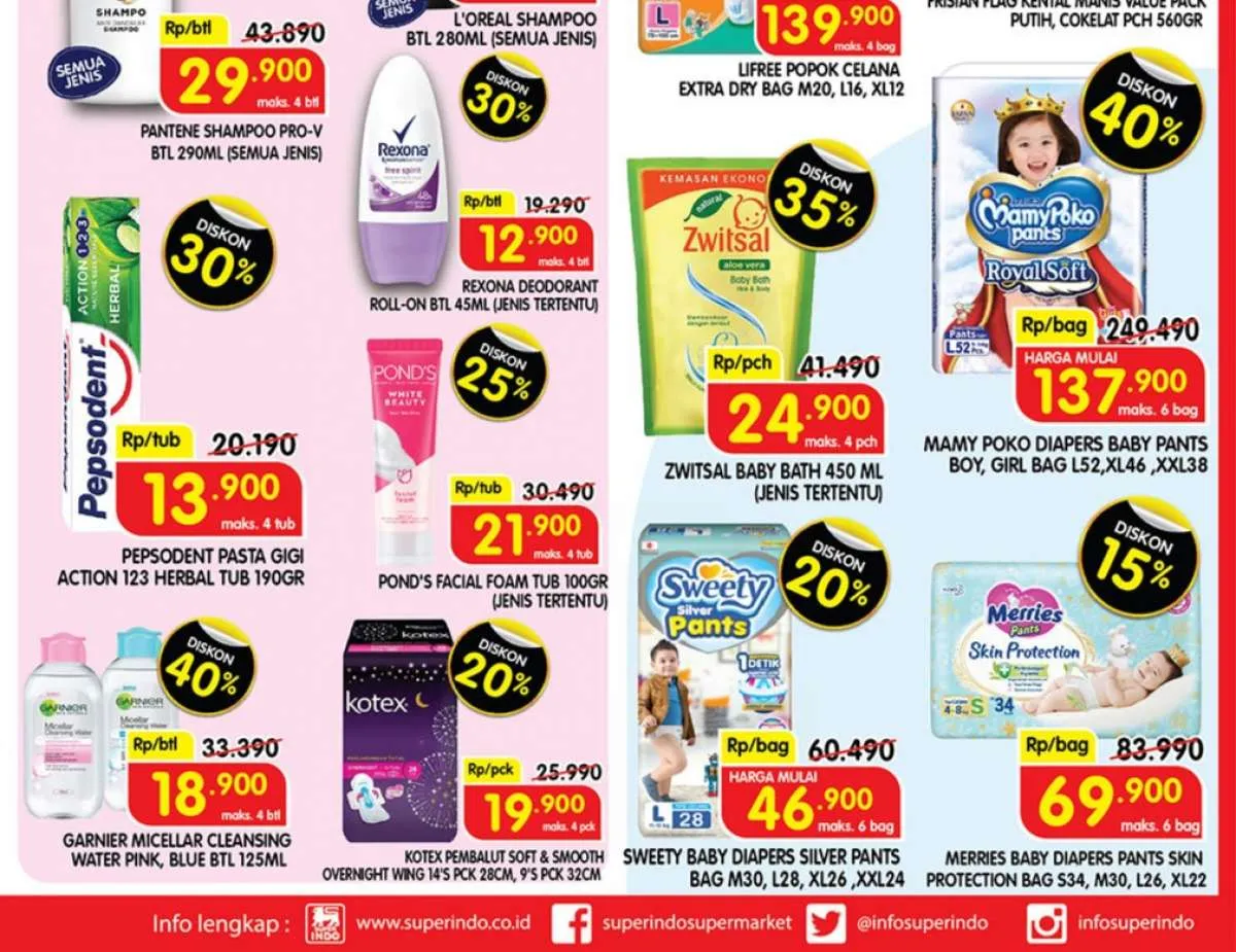 Katalog Promo Superindo Diskon Gajian 3-5 Desember 2021, Aneka Produk Diskon s/d 40%