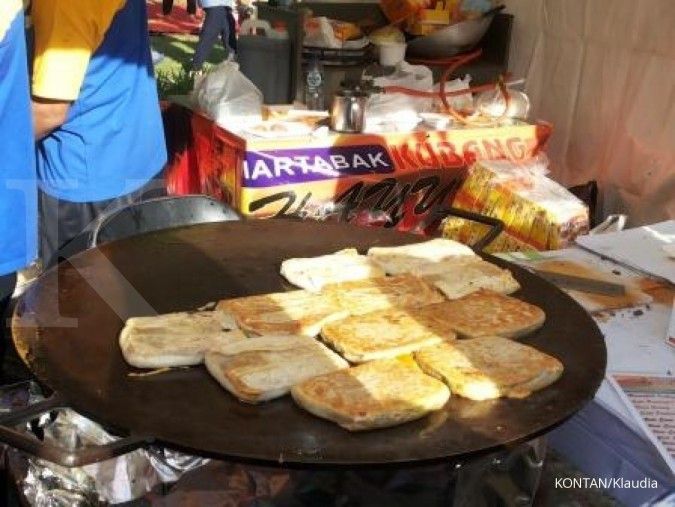 Icip Martabak Kubang khas Minang