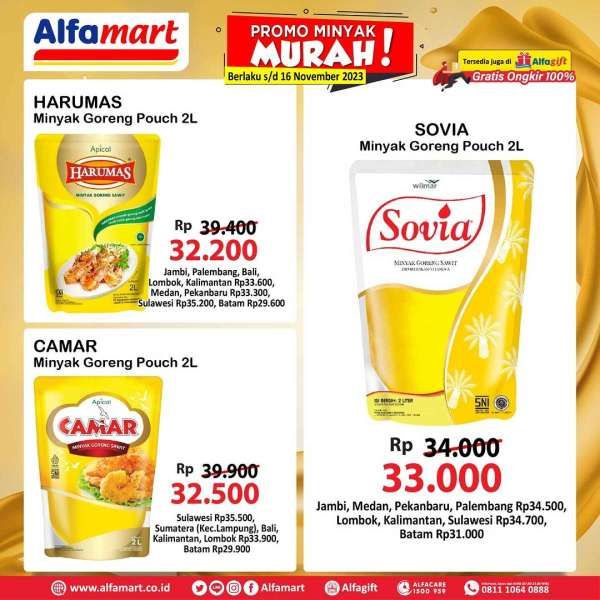 Promo Alfamart Minyak Goreng Murah Sampai 16 November 2023