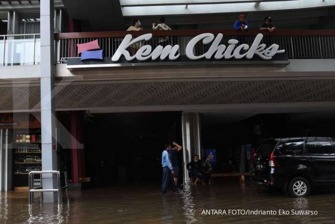 Banjir Jakarta, kunjungan masyarakat ke pusat perbelanjaan turun 5%